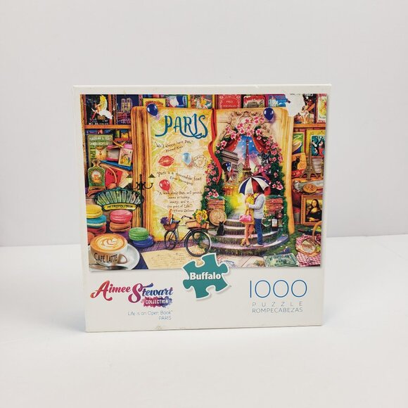 Buffalo 1000pc Paris Aimee Stewart 26x19 Pre-assembled Collectible - Picture 1 of 14